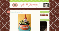 Desktop Screenshot of cakecupboard.com